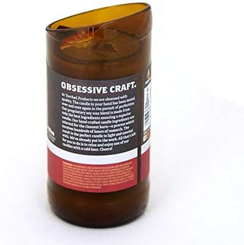 Beer Scented Candles | Natural Soy Wax Candle | Blood Orange IPA Scent 8 Oz | Makes a Great Gift for Men, Beer Lovers, and Collectors | Bar Man-Cave Decor and Accessories