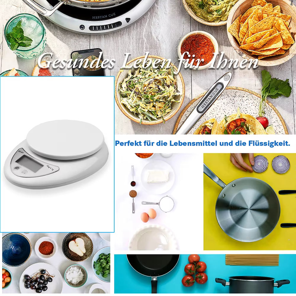 5KG/1G Mini Portable Electronic Digital Kitchen Scale LCD Display Measuring Food Jewelry Digital Scale Kitchen Accessories Tools