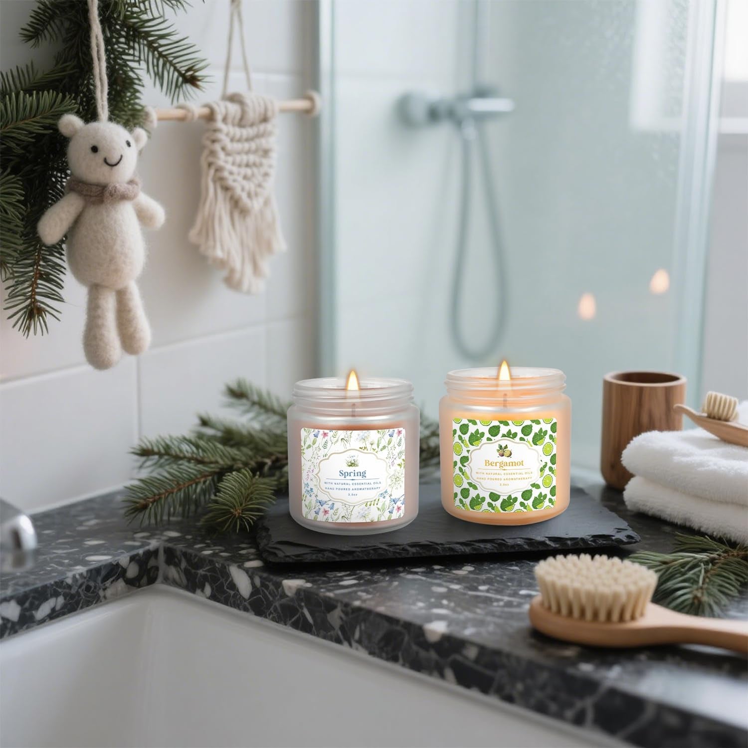 24 Pack Scented Candles with Added Natural Essential Oils, 3.5Oz, Suitable for Various Festivals, Parties, Yoga, and Home Scene