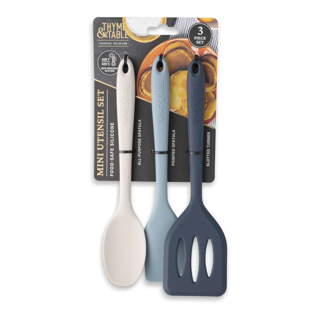 Thyme and Table Silicone Mini Kitchen Utensil Set, 3 Pcs
