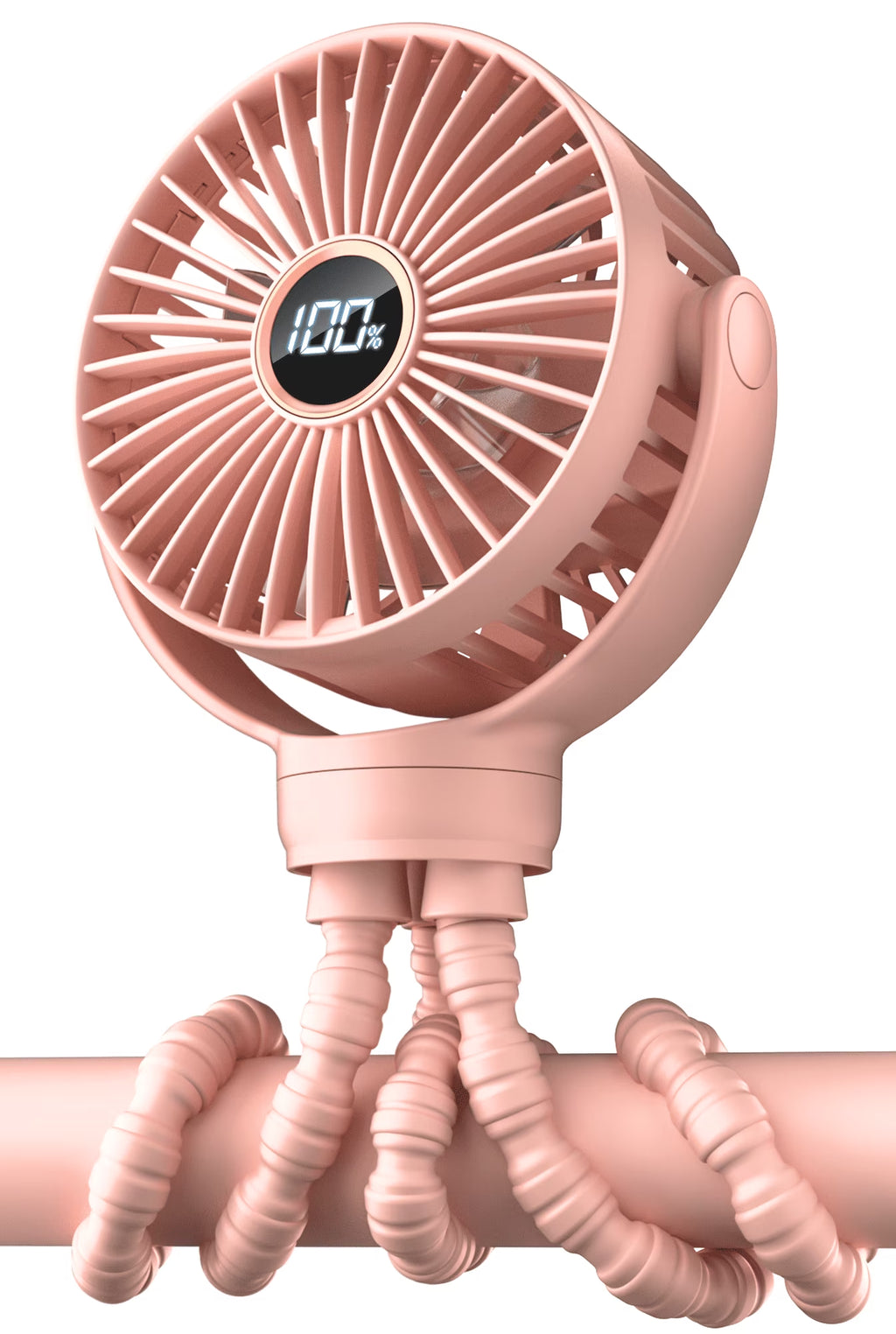 Portable Baby Stroller Fan,Clip on Fan for Stroller and Car Seat, Safe and Quiet,4000Mah, 3-Speed Adjustable