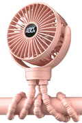 Portable Baby Stroller Fan,Clip on Fan for Stroller and Car Seat, Safe and Quiet,4000Mah, 3-Speed Adjustable