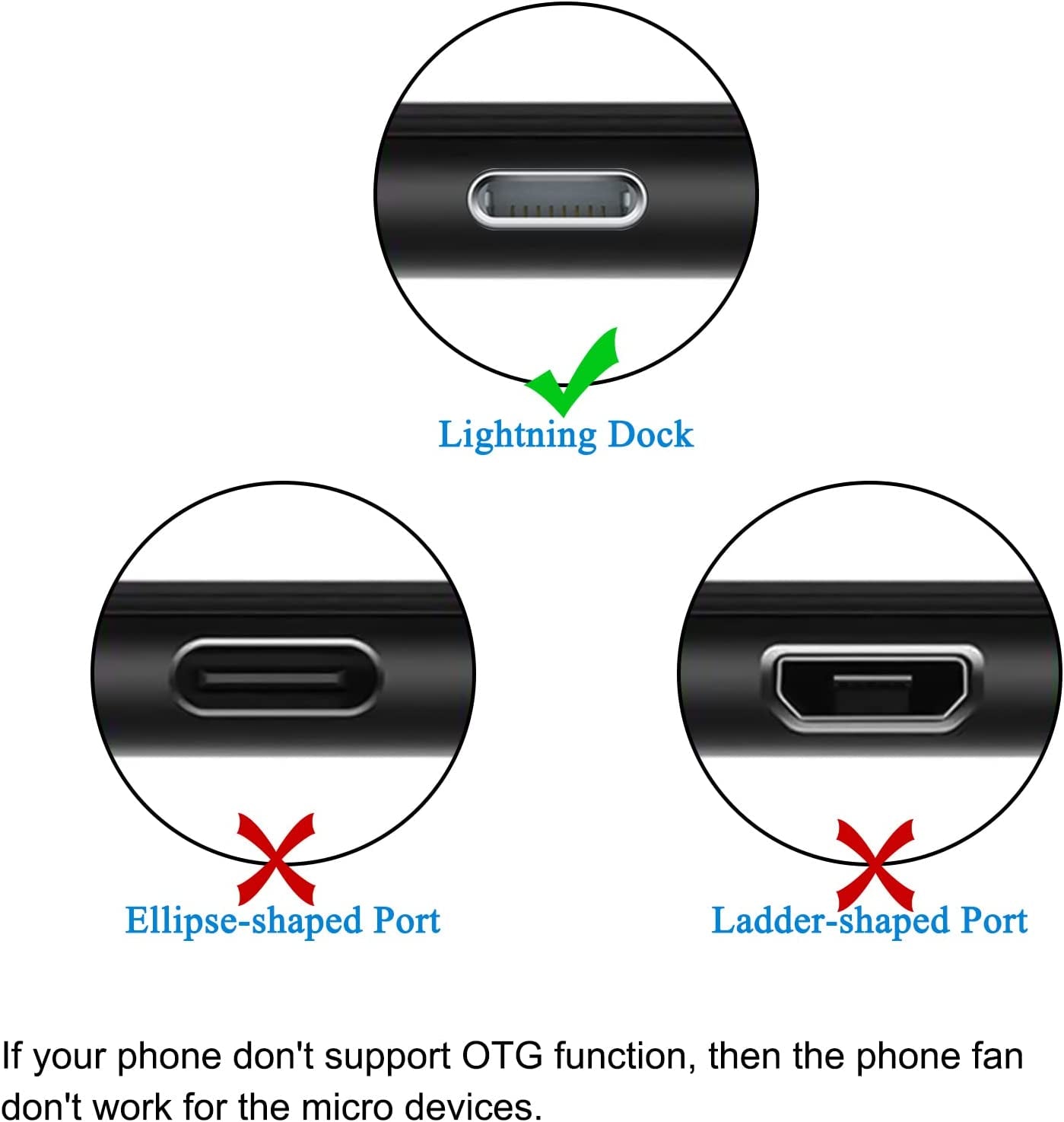 3 Pack Portable Fan Compatible with Iphone 14/14Pro Max/13/13 Pro Max/12/12 Pro Max/11/11 Pro/11 Pro Max/X/Xs/Xr | Plug & Play, Mini & Portable, Gentle Cooling Compatible with Iphone 12/12 Pro Max/11/11 Pro/11 Pro Max/X/Xs/Xr