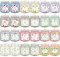 24 Pack Scented Candles with Added Natural Essential Oils, 3.5Oz, Suitable for Various Festivals, Parties, Yoga, and Home Scene