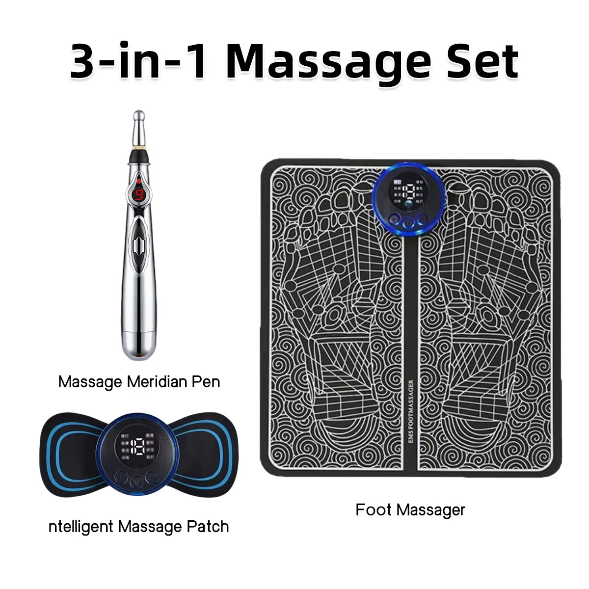 Electric Foot Massager Trainer for Muscles Suitable for Massage Fitness Outdoor Sports and Home Leisure an Essential Gadget