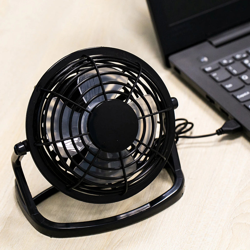 Desk Fans under $15.00 Desk Fans Small Quiet 6 Inch Small Fan for Desk Portable USB Desktop Small Fan 360° Rotate Personal Fan for Desktop Home Office Travel Quiet Cooling Mini Fan