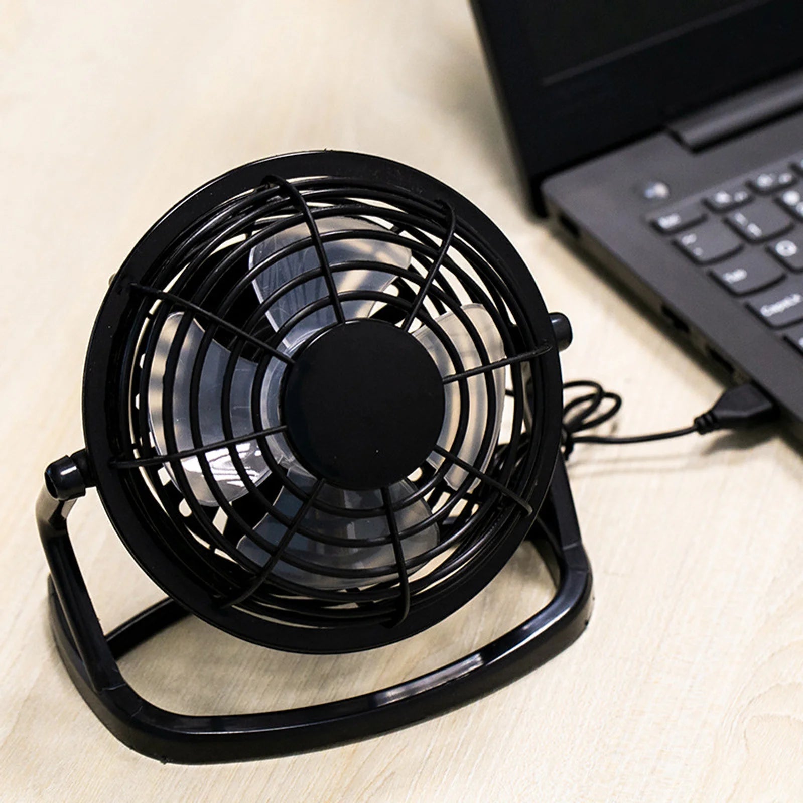 Desk Fans under $15.00 Desk Fans Small Quiet 6 Inch Small Fan for Desk Portable USB Desktop Small Fan 360° Rotate Personal Fan for Desktop Home Office Travel Quiet Cooling Mini Fan