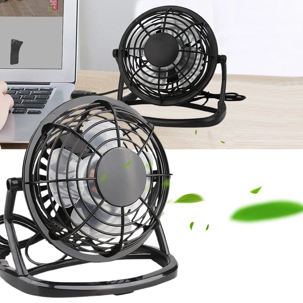 Desk Fans under $15.00 Desk Fans Small Quiet 6 Inch Small Fan for Desk Portable USB Desktop Small Fan 360° Rotate Personal Fan for Desktop Home Office Travel Quiet Cooling Mini Fan