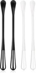 4Pcs Multifunctional Mini Whisk, Egg Whisk Small Whisks for Cooking Tiny Whisk for Whisking, Beating, Blending Ingredients, Mixing Sauces