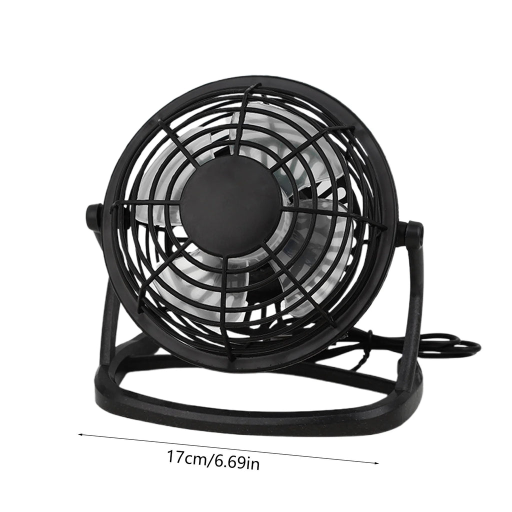 Desk Fans under $15.00 Desk Fans Small Quiet 6 Inch Small Fan for Desk Portable USB Desktop Small Fan 360° Rotate Personal Fan for Desktop Home Office Travel Quiet Cooling Mini Fan